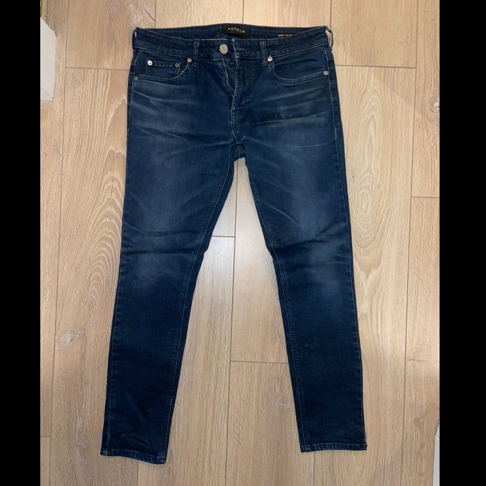 PACSUN men’s skinny active stretch blue jeans